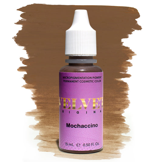 PMU pigments, brow pigment, Velvet pigments, Mochaccino pigment, microblading pigment, permanent makeup supplies, PMU brow colors, Li Pigments