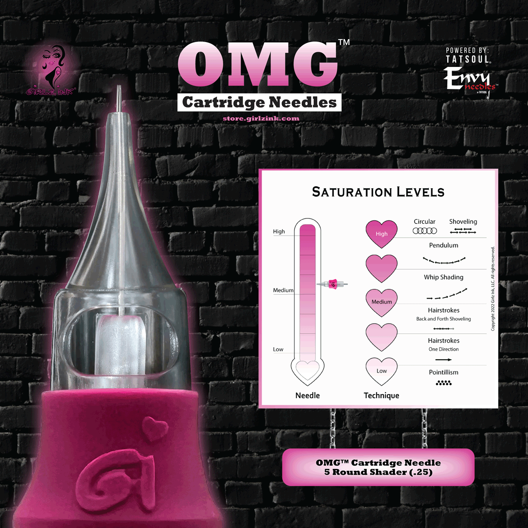 OMG® Needle Variety Pack – 12 Cartridges (One of Each Configuration)