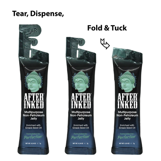 After Inked® - NPJ - Non Petroleum Jelly Packs