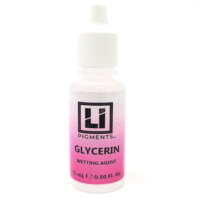 LI Pigments Glycerin Wetting Agent—15mL bottle to rehydrate and revive PMU pigments for smoother procedures and flawless retention.