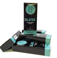 J.B. Ink Brow Slayer Microblading Needles 25-Pack – professional disposable PMU blades for crisp, natural brow strokes. Made from surgical stainless steel, EO sterilized, single-use, and individually packaged for precise, hygienic microblading performance.
