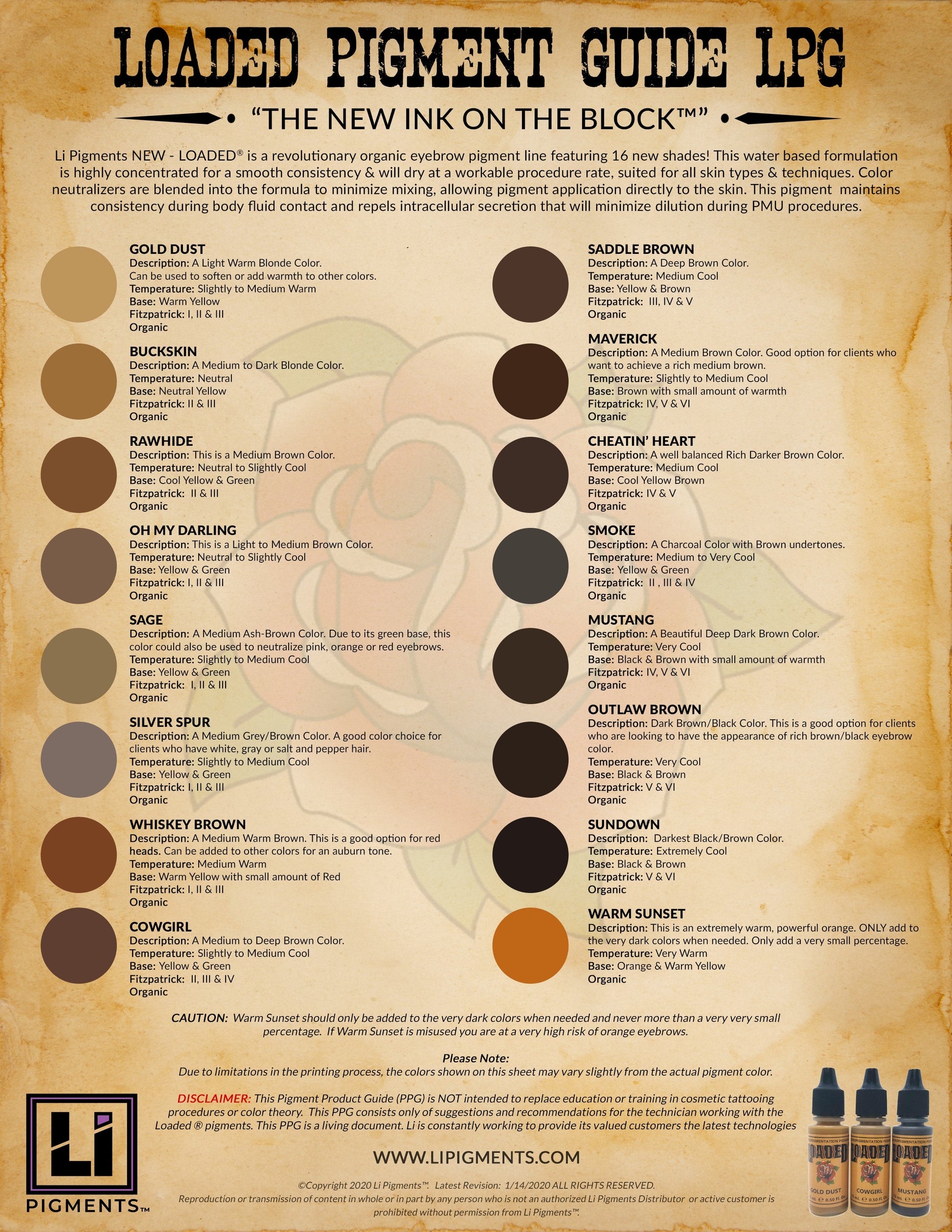 Li Pigments - Loaded - Starter Kit