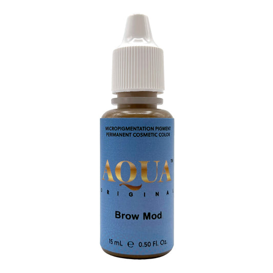Aqua Original Brow Mod pigment by Li Pigments – corrector pigment for brow color correction in permanent makeup.