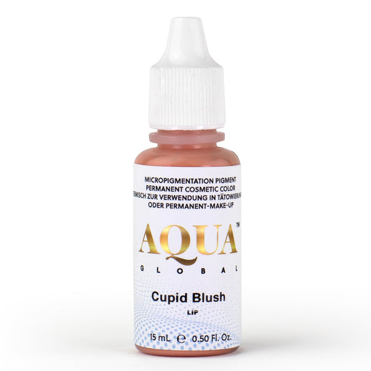 Aqua Cupid's Blush lip pigment bottle for permanent makeup tattooing