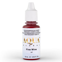 Aqua Global Fine Wine lip pigment bottle for professional permanent makeup artists