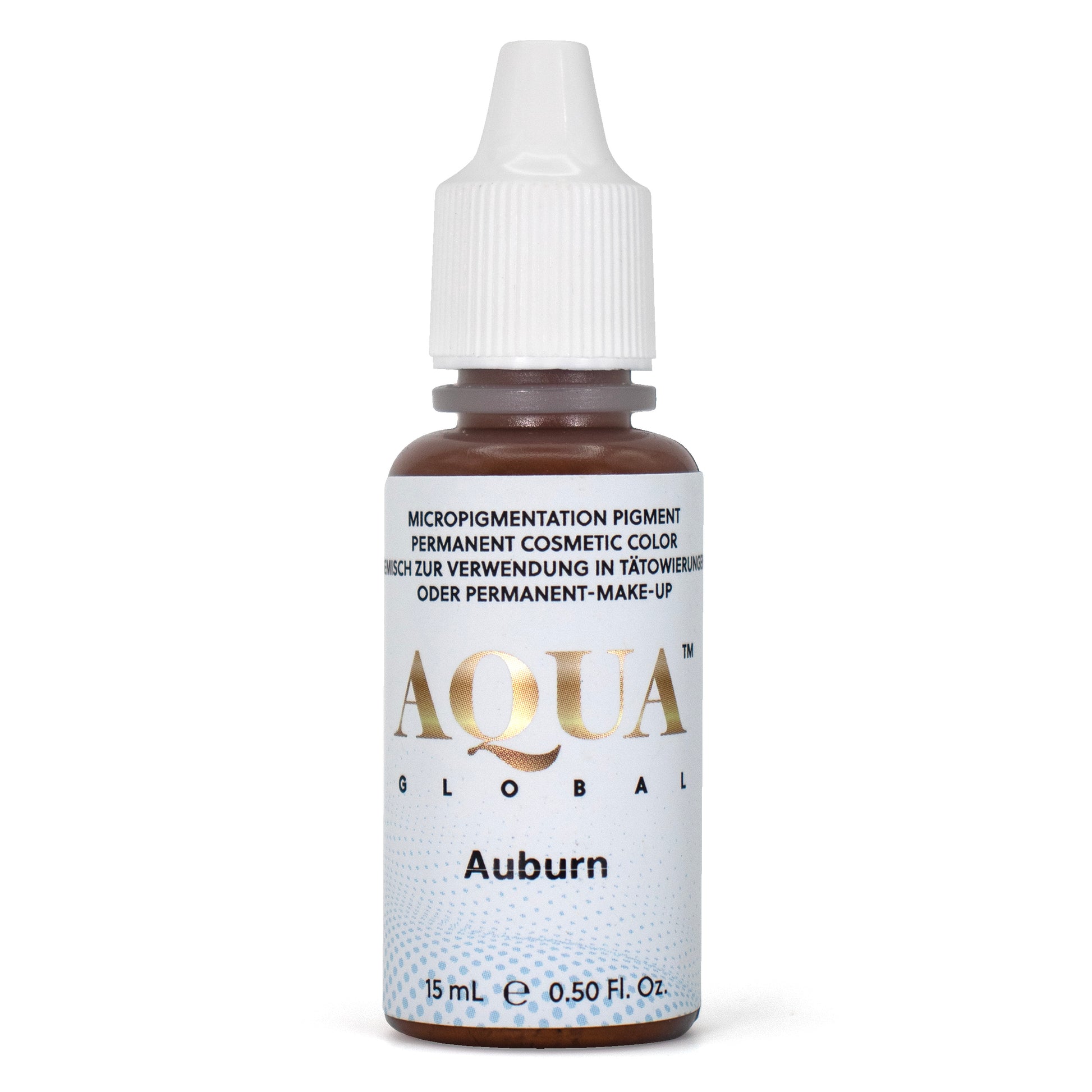 Aqua Global Auburn Pigment – 15ml warm brown tone for auburn hair clients