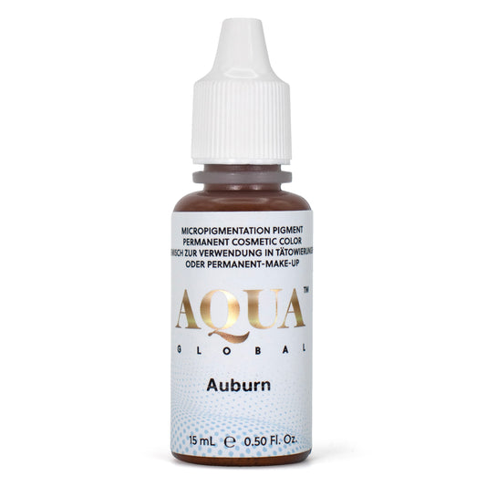 Aqua Global Auburn Pigment – 15ml warm brown tone for auburn hair clients