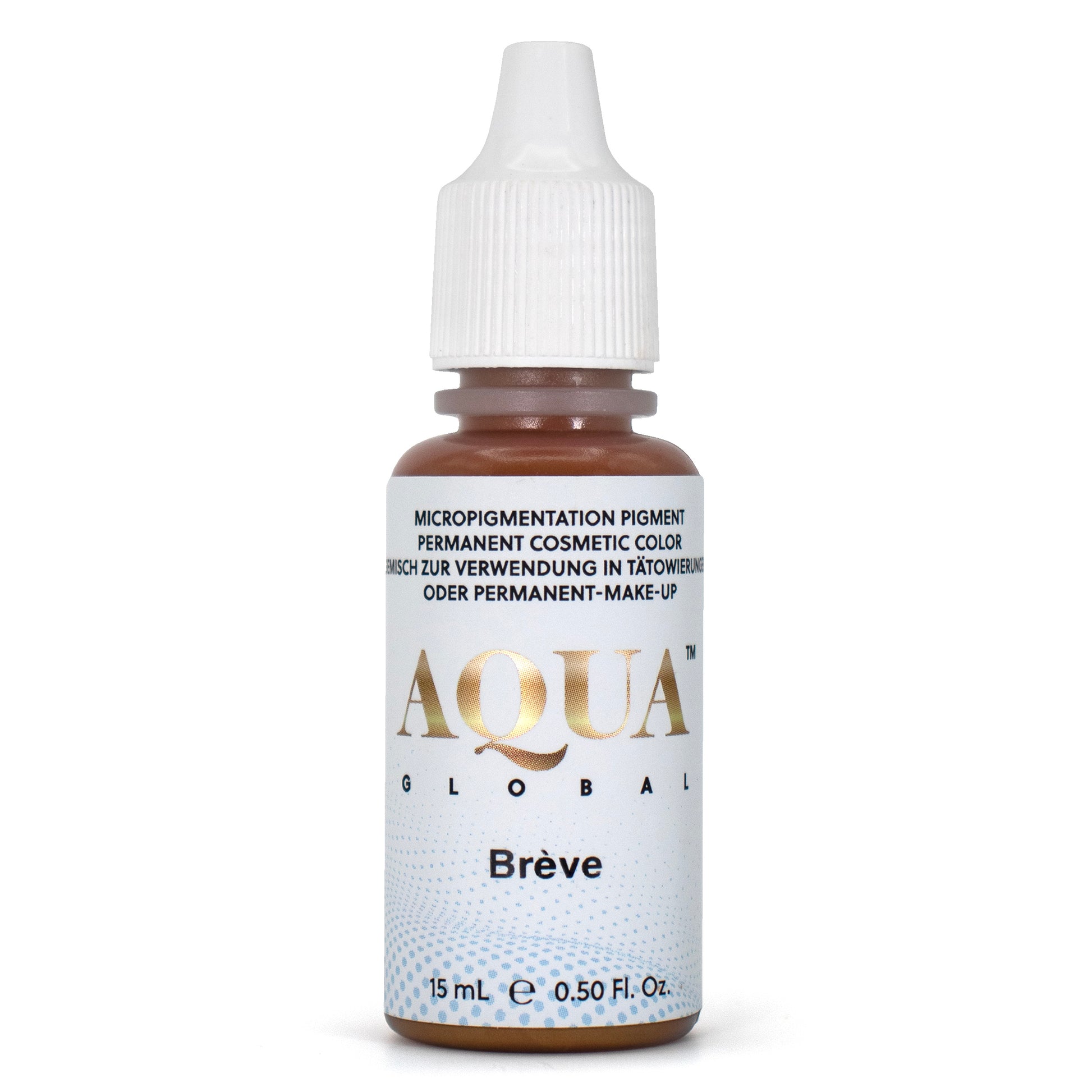 Aqua Global Brève Pigment – 15ml soft medium brown for natural-looking brows