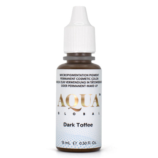 Aqua Global Dark Toffee Pigment – 15ml medium-dark brown with golden warmth