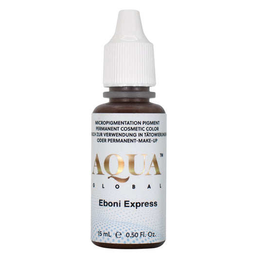 Aqua Global Eboni Express Pigment – 15ml deep cool brown for bold brow results