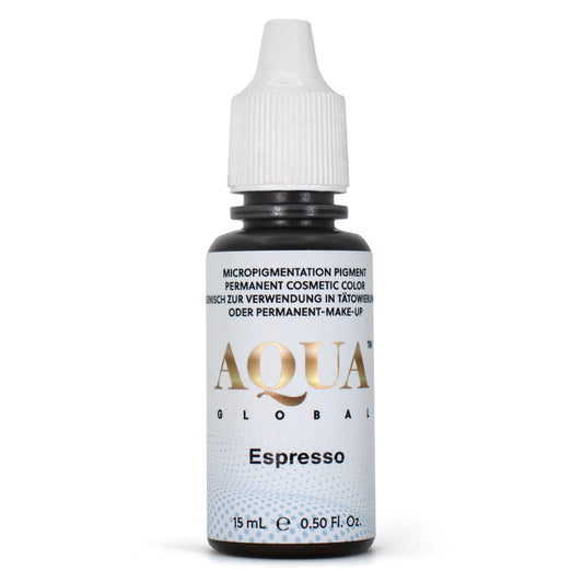 Aqua Global Espresso Pigment – 15ml intense dark brown for defined brows