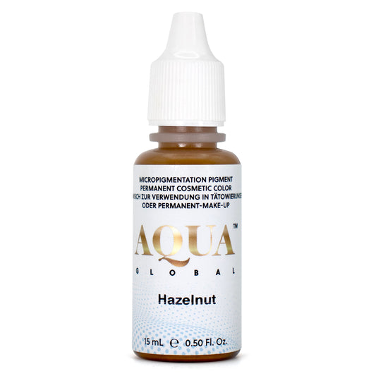 Aqua Global Hazelnut Pigment – 15ml warm light brown for golden-toned skin