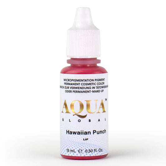 Aqua Hawaiian Punch lip pigment bottle for permanent makeup and lip blush procedures