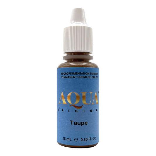 Aqua Original Taupe pigment bottle for natural permanent brows