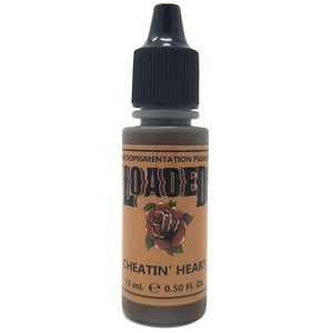 Close-up product photo of Cheatin’ Heart from the Li Pigments Loaded line, ideal for cool-toned brow work found at Girlz Ink