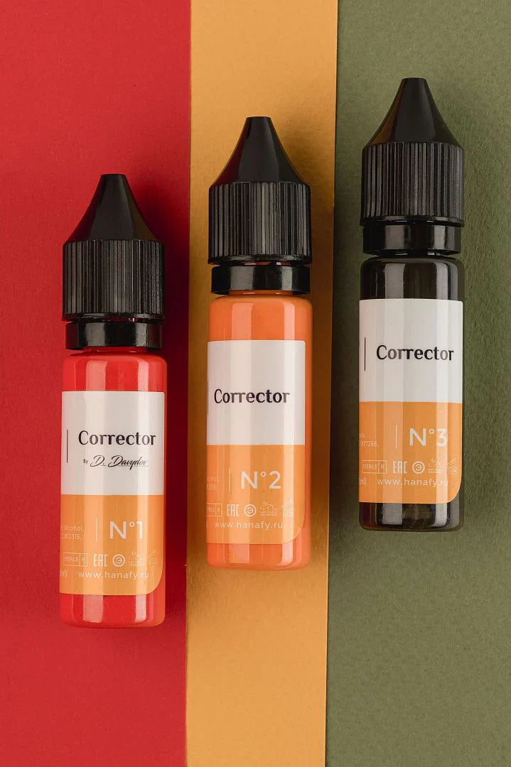 Hanafy Corrector N2 Bottle with Water Droplets - High-Quality Pigment for Color Balancing