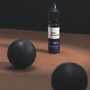 Hanafy Dark Brunette N4 Pigment Bottle - Rich Brown Shade for Permanent Makeup