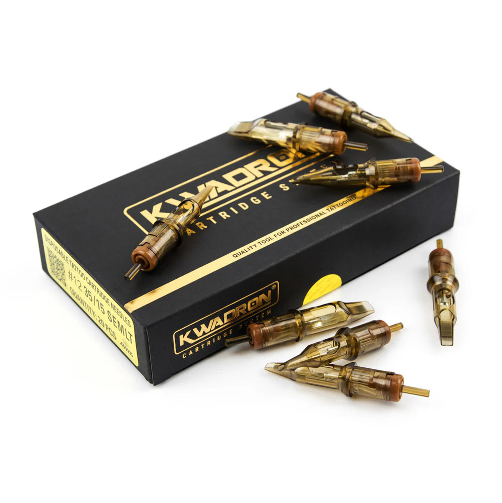 Kwadron Tattoo Cartridges - 7 Curved Magnum Long Taper