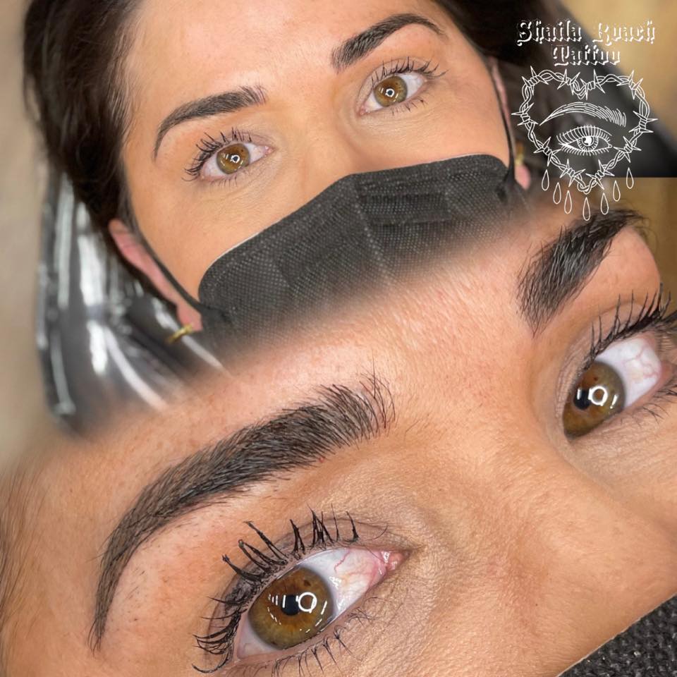 Healed brow using half Mustang and half Outlaw Brown by Shaila Roach