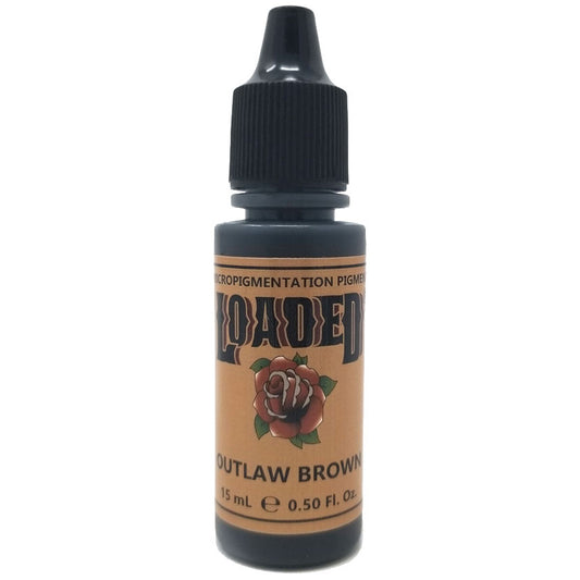Bottle of Outlaw Brown pigment from the Loaded pigment line.
