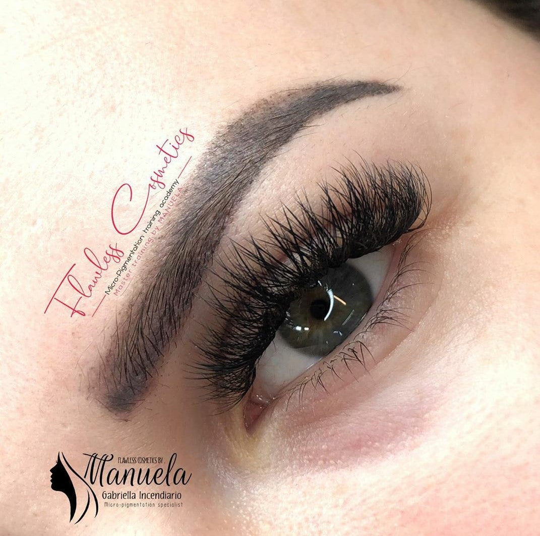 Brow healed in one session using Loaded Outlaw Brown by Manuela Gabriella Incendiario.