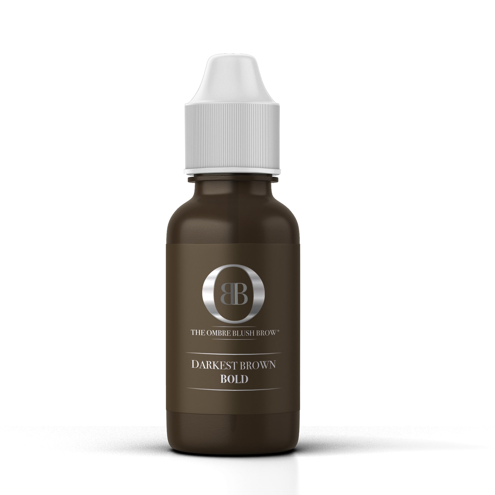 Single bottle of Mid-Dark Brown Blush pigment, suitable for medium to dark brown hair tones.