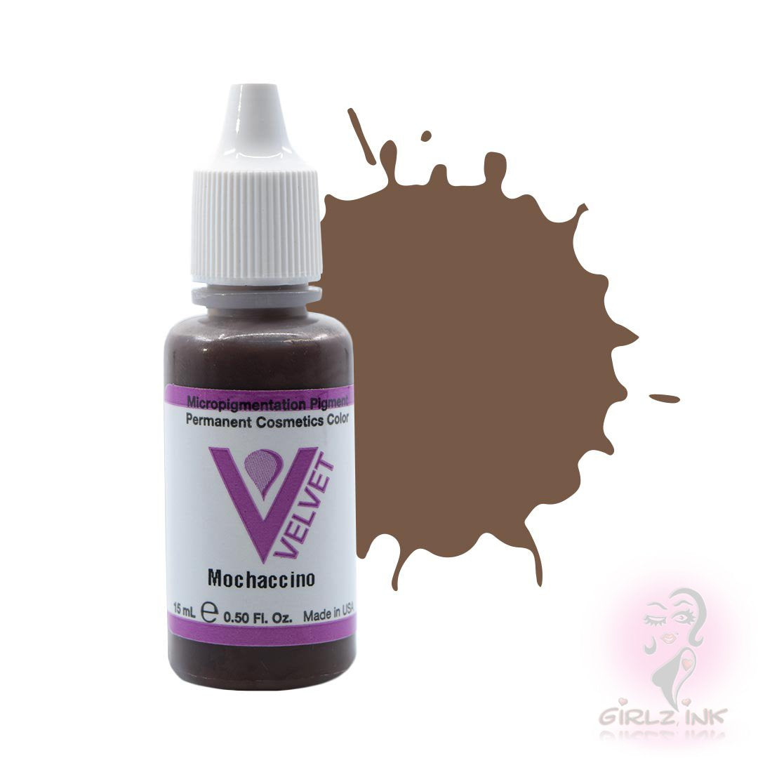 Healed Mochaccino pigment results for permanent makeup brows using Girlz Ink PMU pigment
