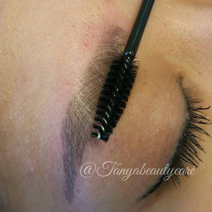 Healed combo brows using Navajo and Autumn Gold pigments from Girlz Ink