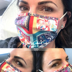 Healed ombré brows using Neutral Mid-Brown Blush and Bold on a client with medium brown features, work by Holly Barding.