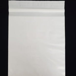 Peel-and-stick adhesive strip on PMU waste disposal bag
