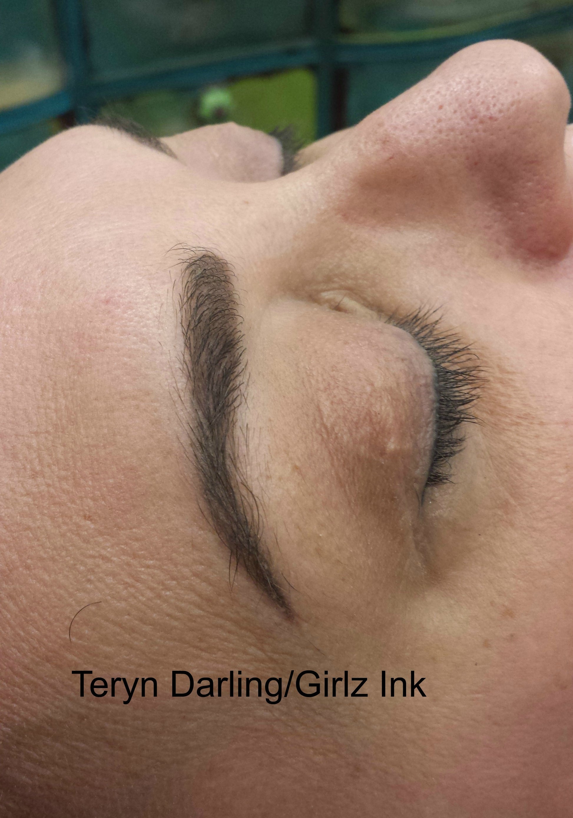 Healed permanent makeup brow results with Girlz Ink and Teryn Darling