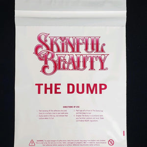 The Dump 50 pack waste disposal bags for permanent makeup supplies