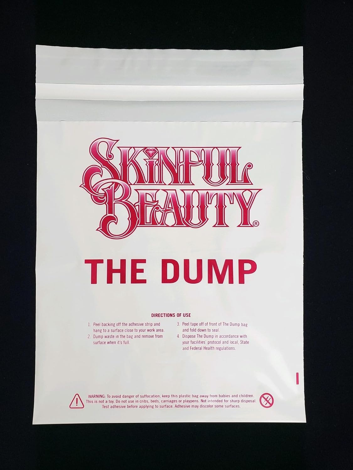 The Dump 50 pack waste disposal bags for permanent makeup supplies